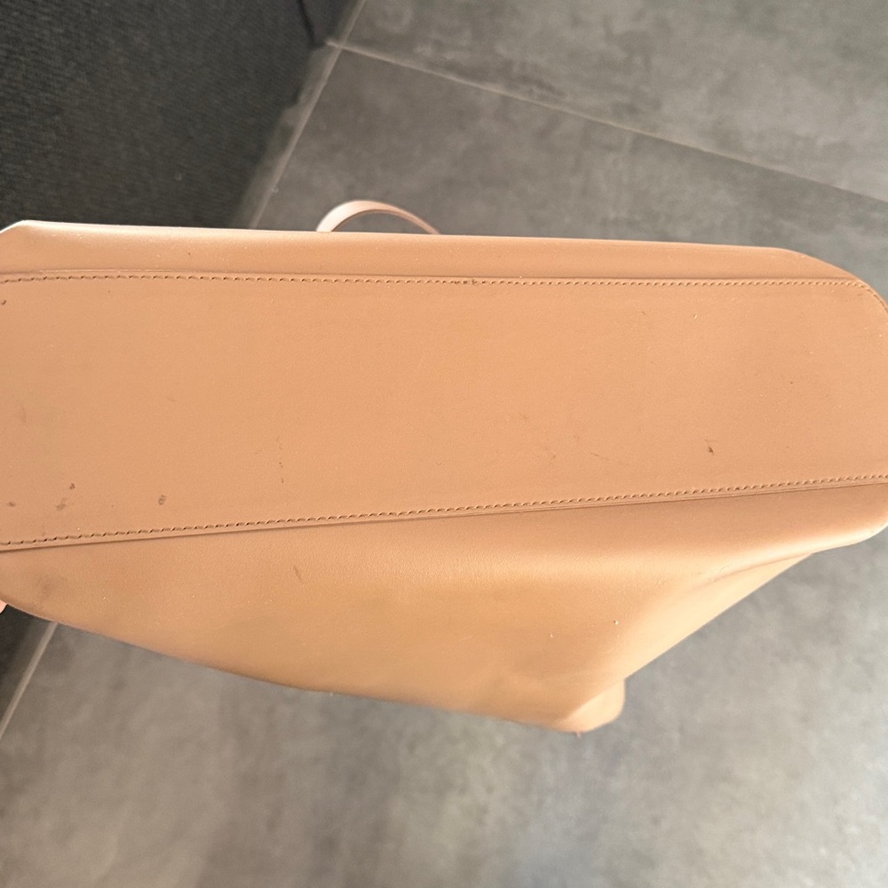 Everlane tan leather tote bag with Cuyana organizer insert - Picture 5 of 10